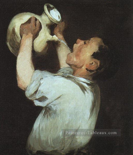 Un garçon avec un lanceur Édouard Manet Peintures à l'huile